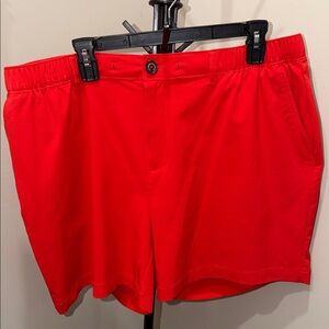 Chubbies Red and White Shorts